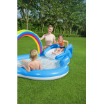 Detské ihrisko Bestway Sunny Rainbow 257/145 /91 cm modré
